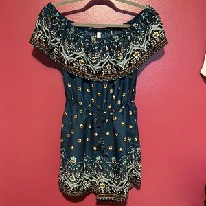 Off the shoulder romper